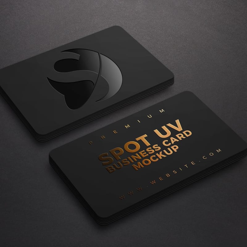 Spot UV Business Cards